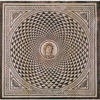 Hypnotizing God Marble Mosaic Design