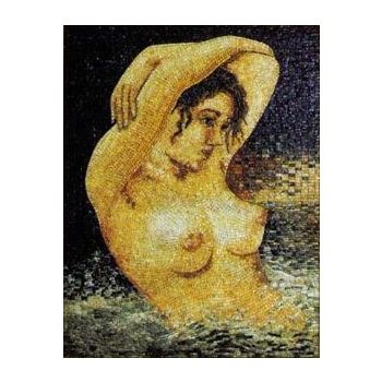 Bathing in The Evening Marble Mosaic