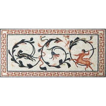 The Hunt Roman Mosaic Art