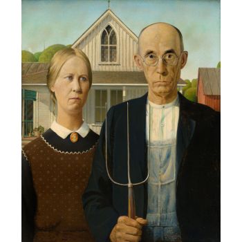 American Gothic by Grant Wood