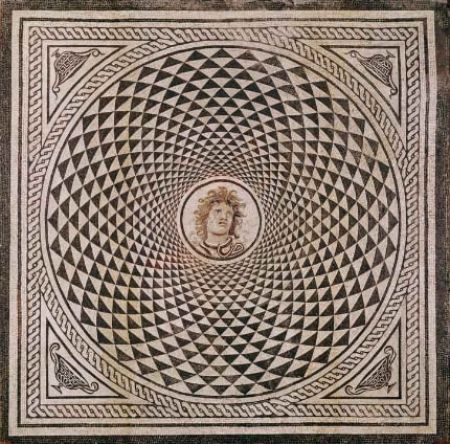 Hypnotizing God Marble Mosaic Design
