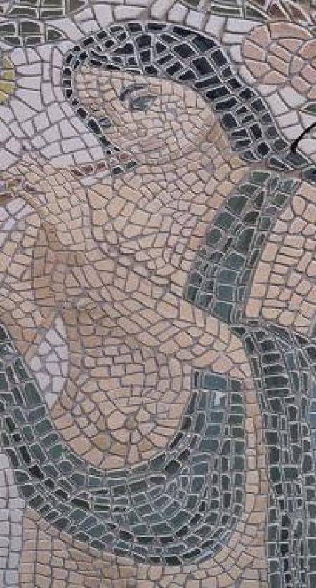 Enlightening Musician Mosaic Artwork