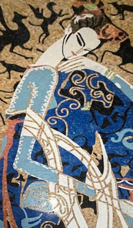 Kidnapped Beauty Mosaic Artwork