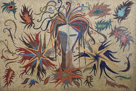Mardis Gras Mosaic Design