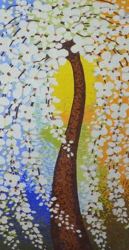 Weeping Cherry Mosaic Artwork