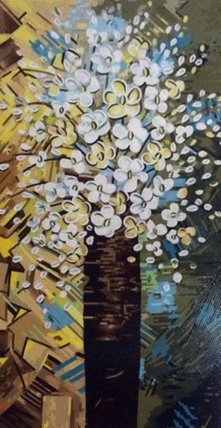 Contemporary Flowers Mosaic