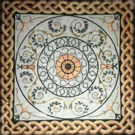 Circling Vine Mosaic Artwork