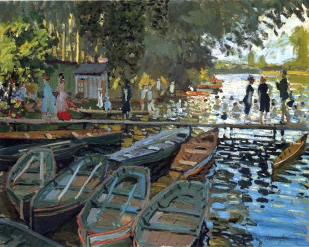 La Grenouillère by Claude Monet