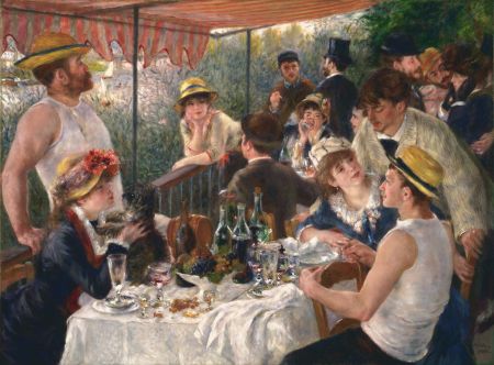 Luncheon of The Boating Party by Pierre-Auguste Renoir